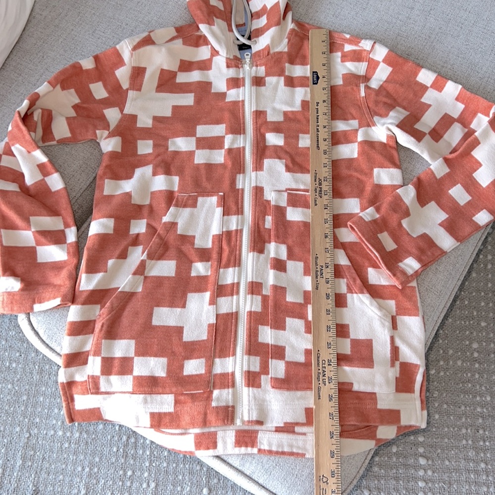 Pendleton Women's Sierra Mixed Pattern Oversized Zip Hooded Jacket XS - Picture 13 of 16